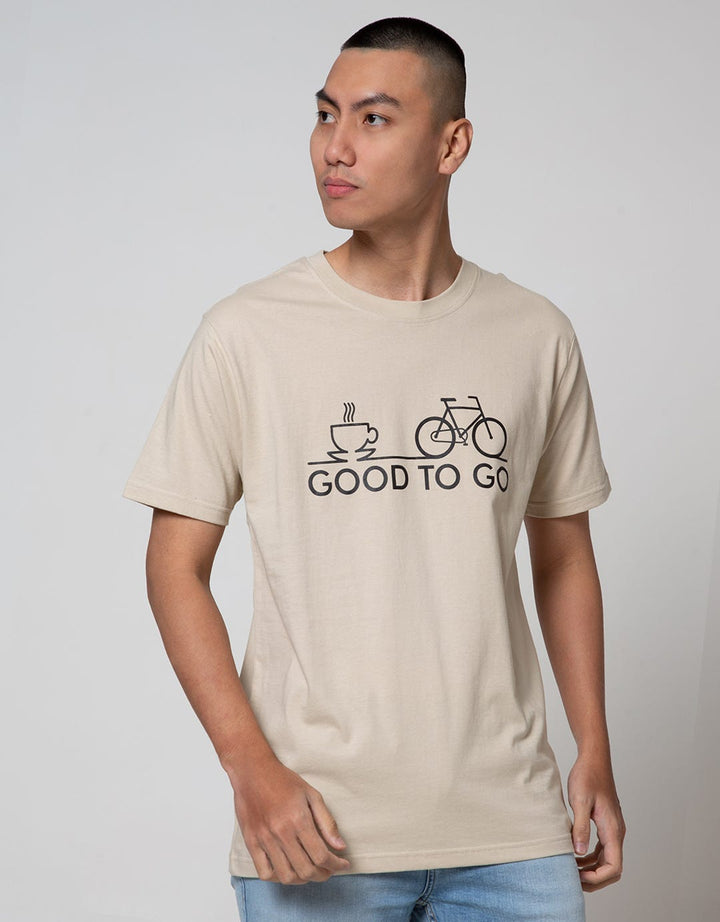 T Zone Short Sleeve T-Shirt Big Size Print Good To Go