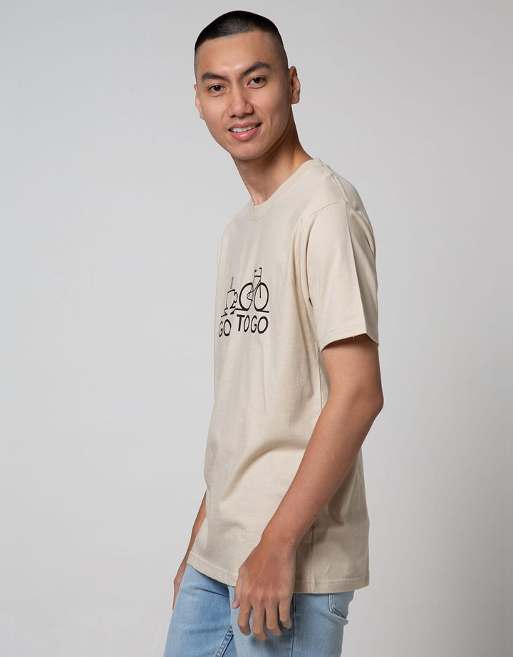 T Zone Short Sleeve T-Shirt Big Size Print Good To Go