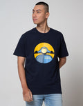 T Zone Short Sleeve T-Shirt Big Size Print Scooter