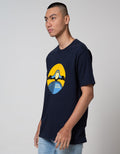 T Zone Short Sleeve T-Shirt Big Size Print Scooter