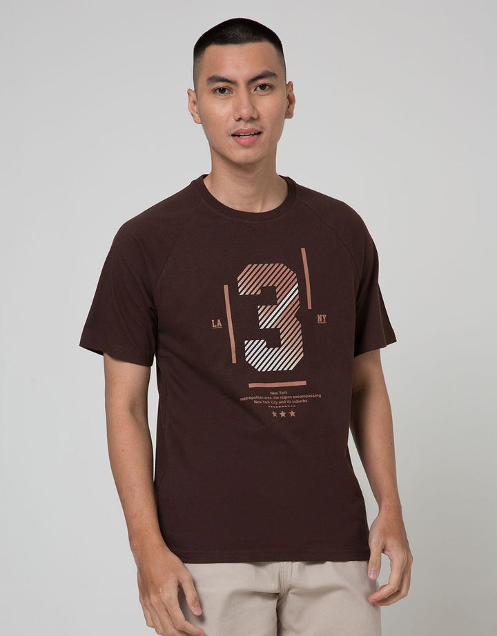 T Zone Short Sleeve Raglan T-Shirt Print Theme Number