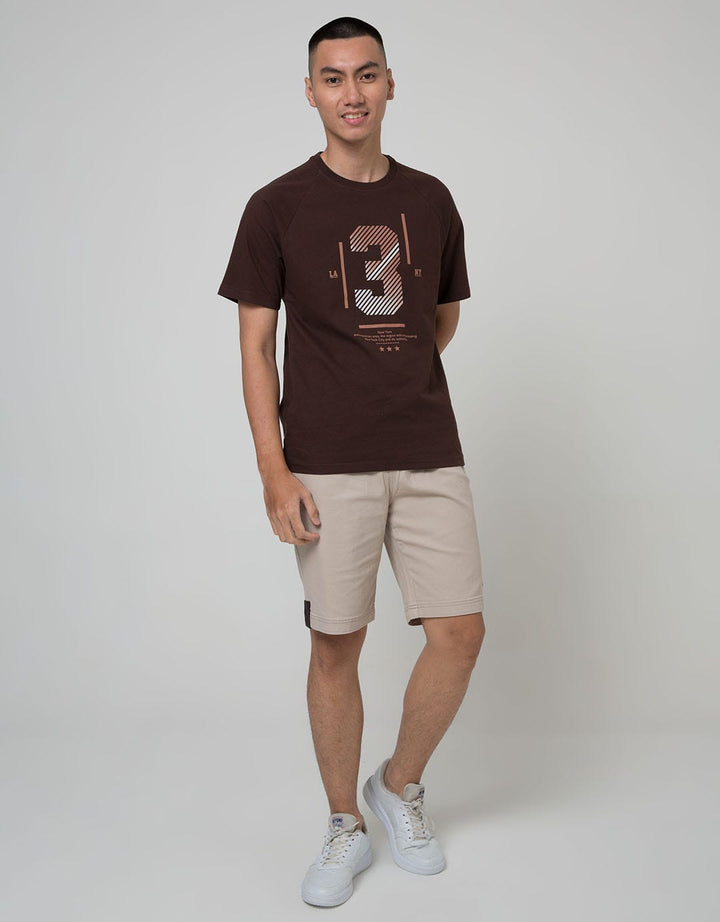 T Zone Short Sleeve Raglan T-Shirt Print Theme Number