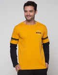 T Zone Long Sleeve T-Shirt Print Theme Rider 2 Layer