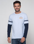 T Zone Long Sleeve T-Shirt Print Theme Rider 2 Layer