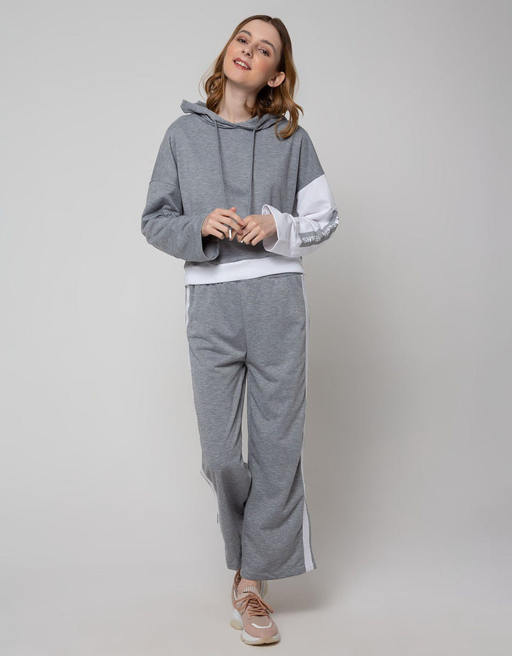 American Jeans Sweatshirt Half Arm Cut And Sewn