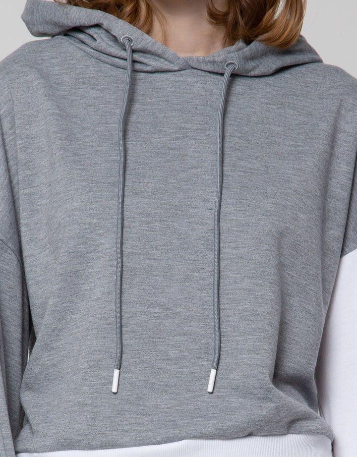 American Jeans Sweatshirt Half Arm Cut And Sewn