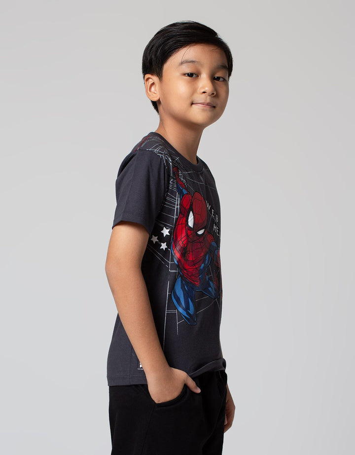 Marvel Spiderman Fly Web Head T-Shirt