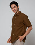 Scotch Kemeja Pendek Linen Polos