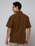 Scotch Kemeja Pendek Linen Polos
