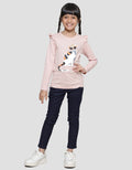 Cardinal Kids Girl Cat Print Kaos Anak Perempuan