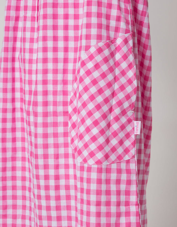 Cardinal Kids Girl Ragar3 Plaid Muslim Dress