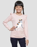 Cardinal Kids Girl Cat Print Girls T-shirt