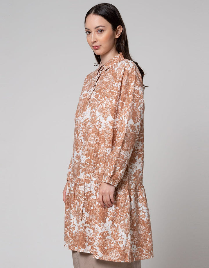 Triset Ladies Full Motif Midi Dress