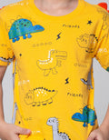 Little M Short Sleeve T-Shirt Dino Cucuk Shoulder