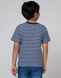 Little M Stripe Dino Boys T-Shirt