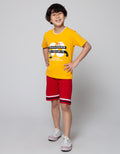 Little M Short Sleeve T-Shirt Twilltape Print