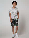 Little M Short Sleeve T-Shirt Dino Graffiti