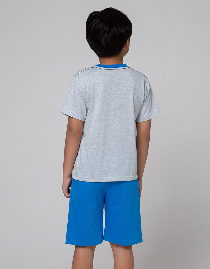 Little M Top Bottom Building T-Shirt Set