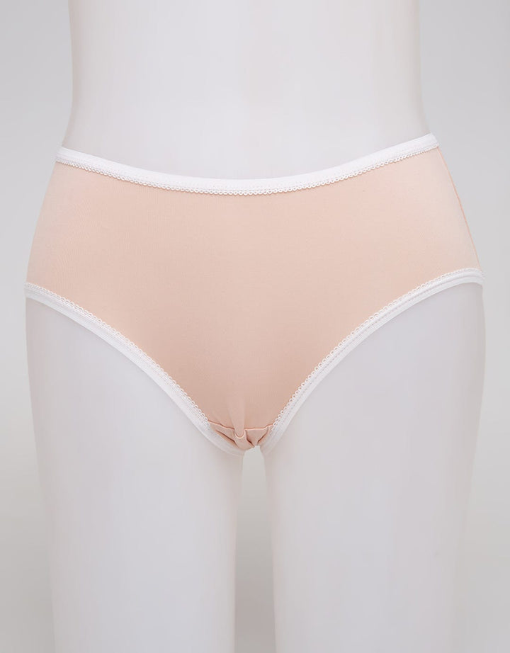 St. Yves Midi Briefs Panty Elastic White Lace 04