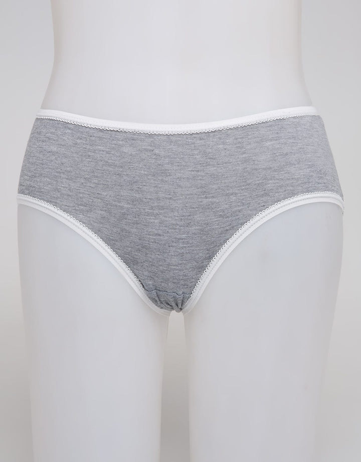 St. Yves Midi Briefs Panty Elastic White Lace 04