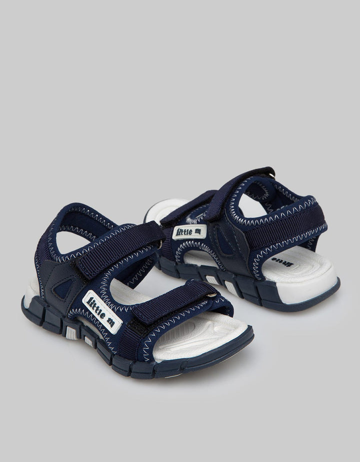 Little M Ankle Strap Sandals Velcro Ge13