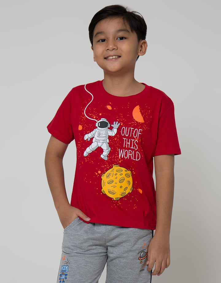 Little M Short Sleeve T-Shirt Best But Out Of This World