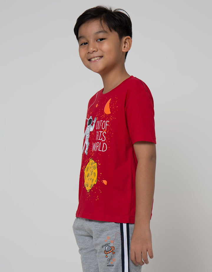 Little M Short Sleeve T-Shirt Best But Out Of This World