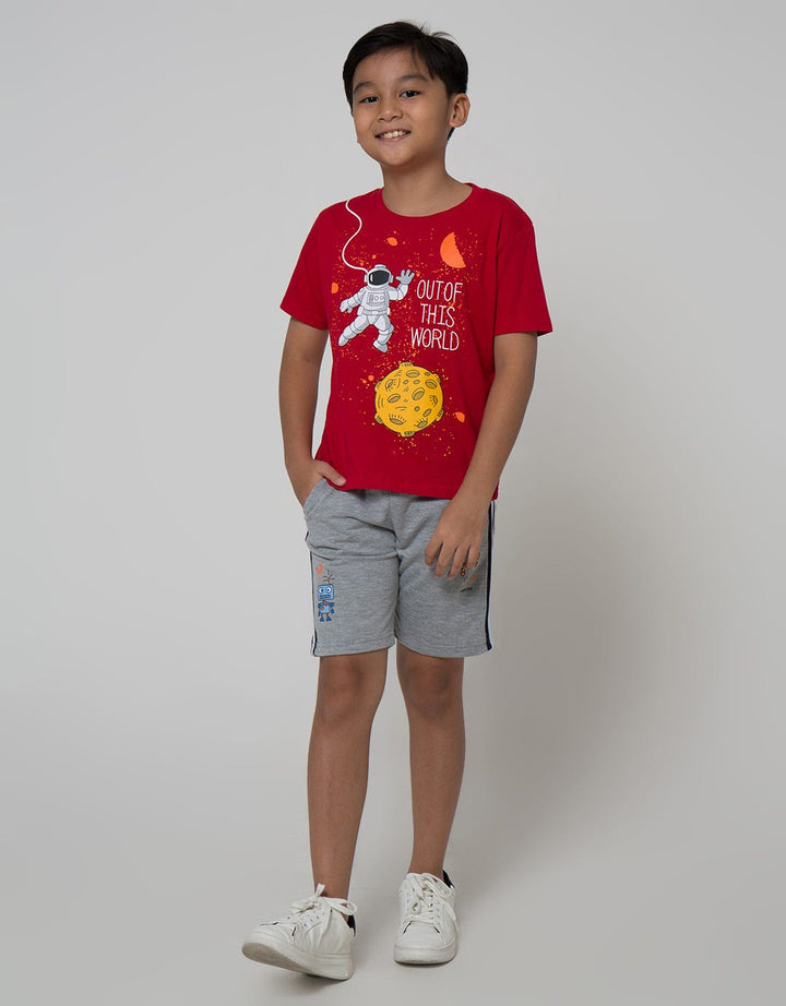 Little M Short Sleeve T-Shirt Best But Out Of This World