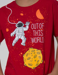 Little M Short Sleeve T-Shirt Best But Out Of This World