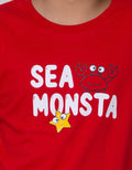 Little M Short Sleeve T-Shirt Multipack 2 Pack Sea Monster