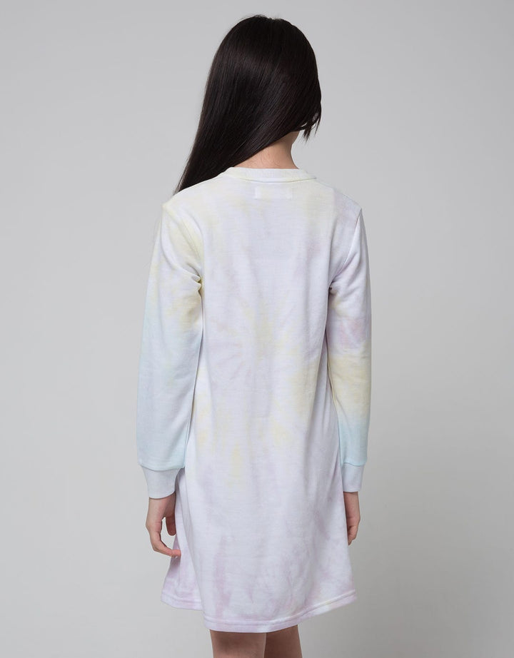 Aero Long Sleeve Dress Love Tie Dye