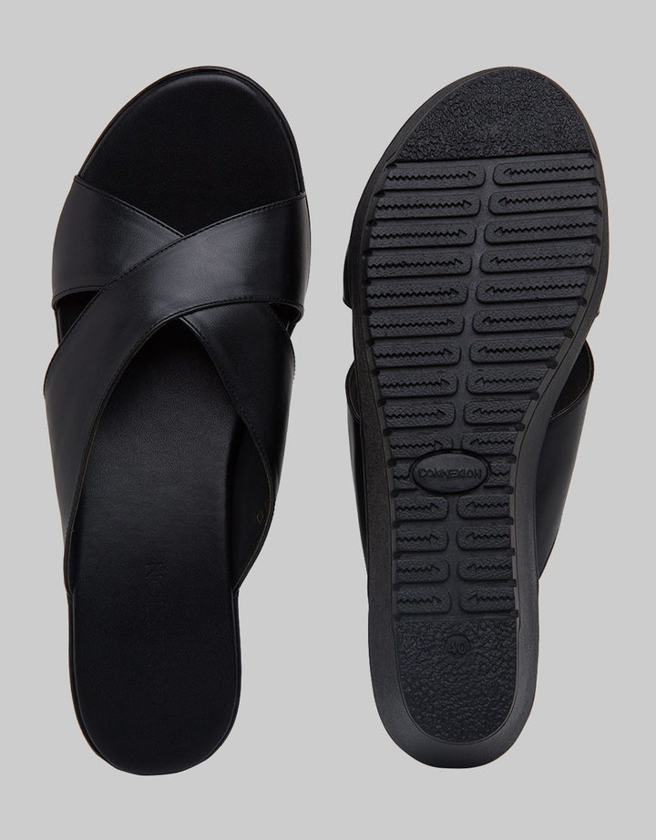 Connexion Slipper Sandals Cross Band