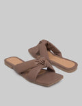 Details Slipper Sandals Tied Strap