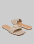 Details Slipper Sandals Woven Band