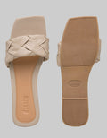 Details Slipper Sandals Woven Band