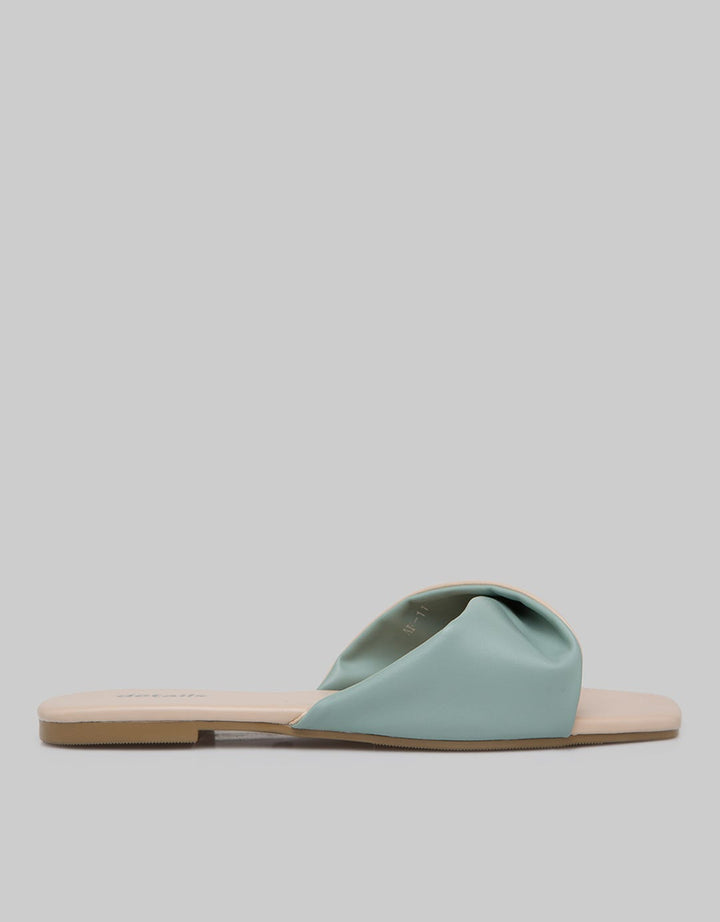 Details Slipper Sandals Twist Band
