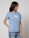 Nevada Short Sleeve T-Shirt Print Stripe Hope