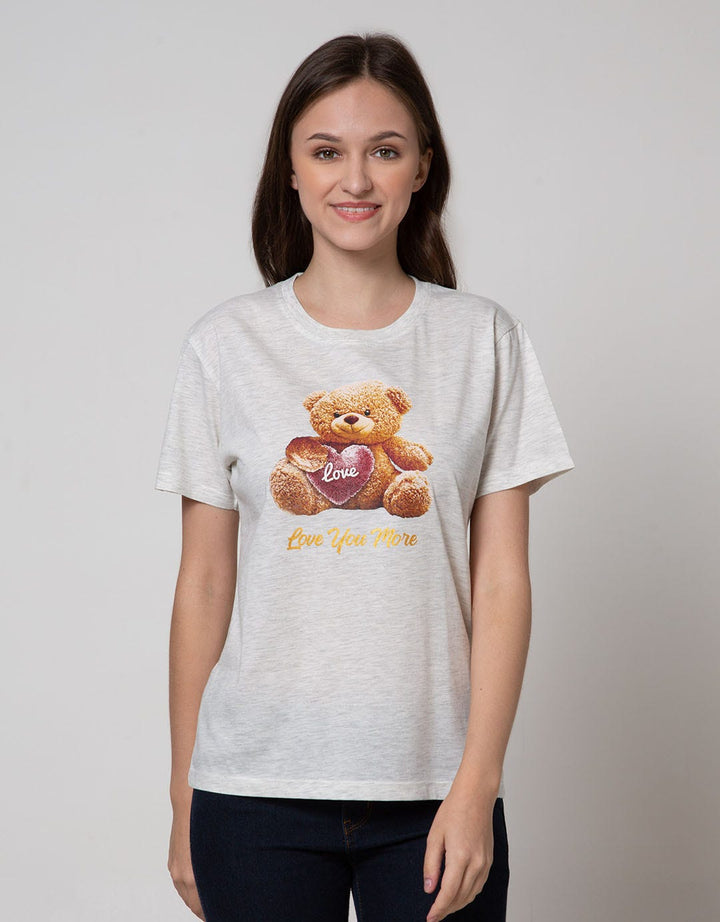 Nevada Short Sleeve T-Shirt Print Bear Love You More