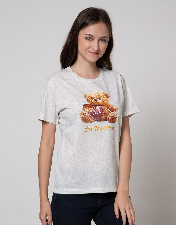 Nevada Short Sleeve T-Shirt Print Bear Love You More