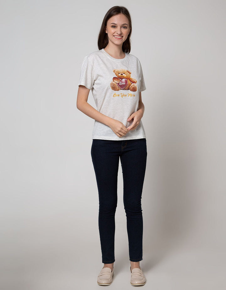 Nevada Short Sleeve T-Shirt Print Bear Love You More