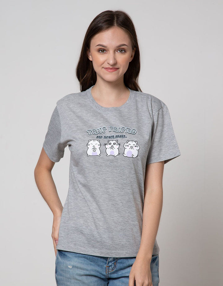 Nevada Short Sleeve True Friends Hamster Print T-Shirt