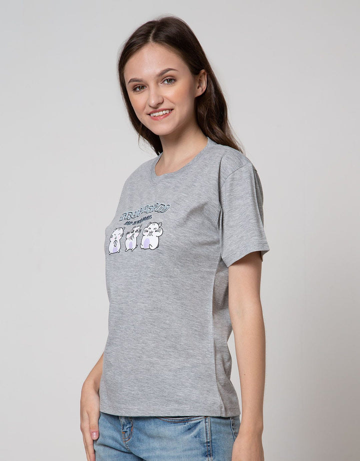 Nevada Short Sleeve True Friends Hamster Print T-Shirt