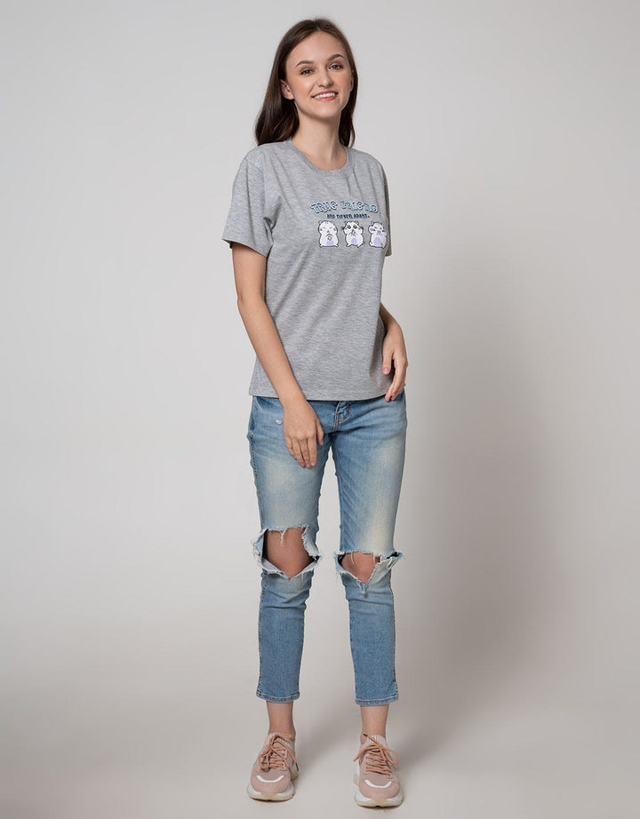 Nevada Short Sleeve True Friends Hamster Print T-Shirt