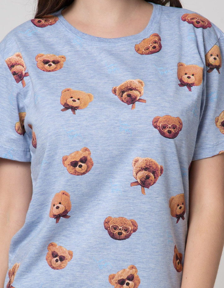 Nevada Short Sleeve T-Shirt Bear Live Simply
