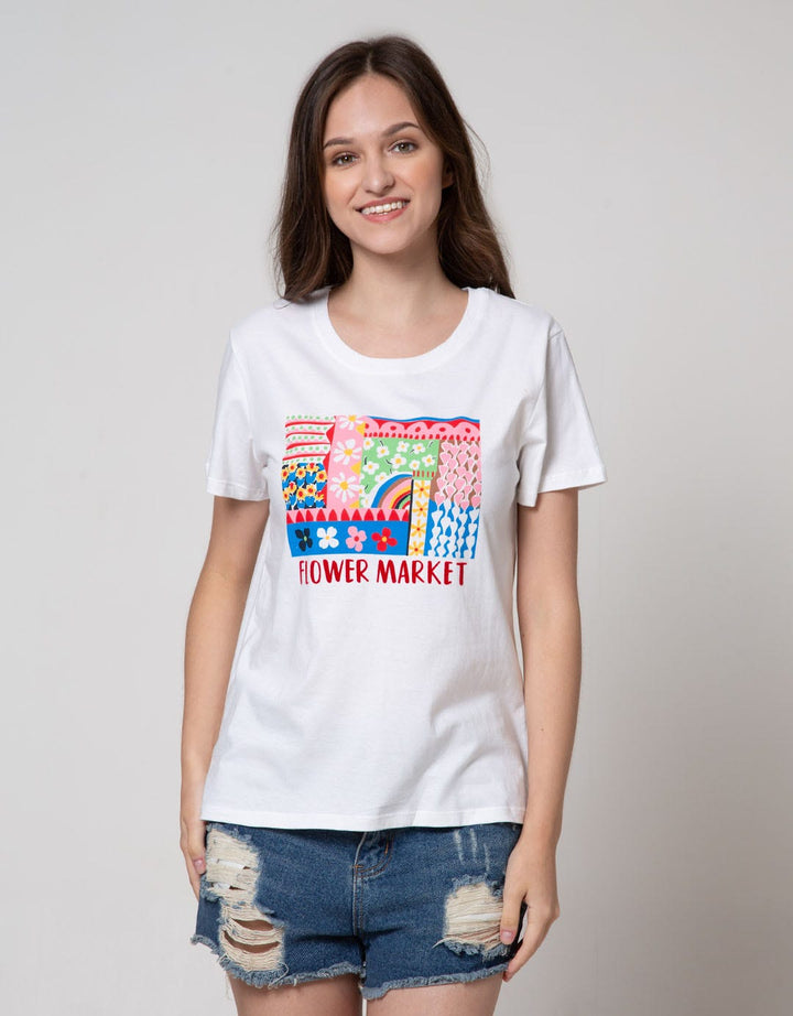 Nevada Short Sleeve T-Shirt Flower Market