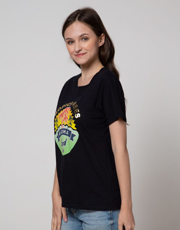 Nevada Short Sleeve Aloha Print T-Shirt