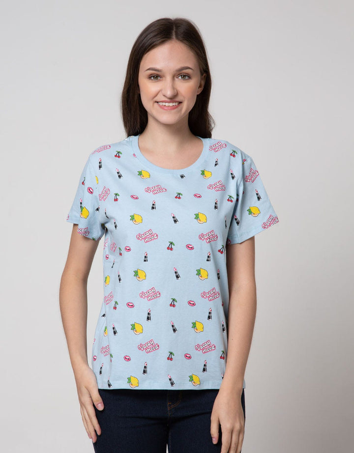Nevada Short Sleeve T-Shirt Print Vacay Mood