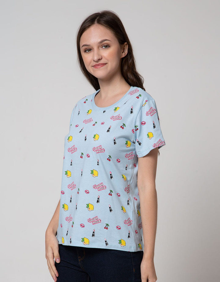 Nevada Short Sleeve T-Shirt Print Vacay Mood