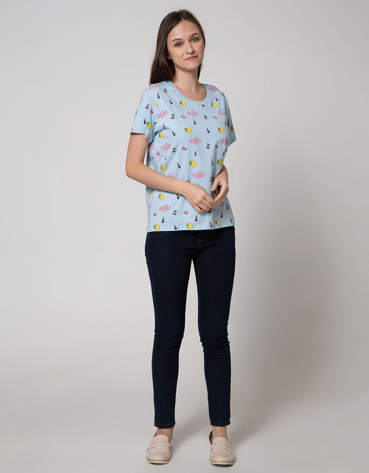Nevada Short Sleeve T-Shirt Print Vacay Mood