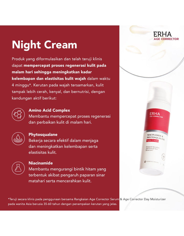 Erha Age Corrector Night Moisturizer 30 G